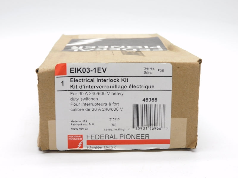FEDERAL PIONEER EIK03-1EV SER. F06 240/600V 30A NSFS
