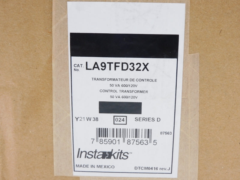 INSTA KITS LA9TFD32X SER. D 600/120V NSFS