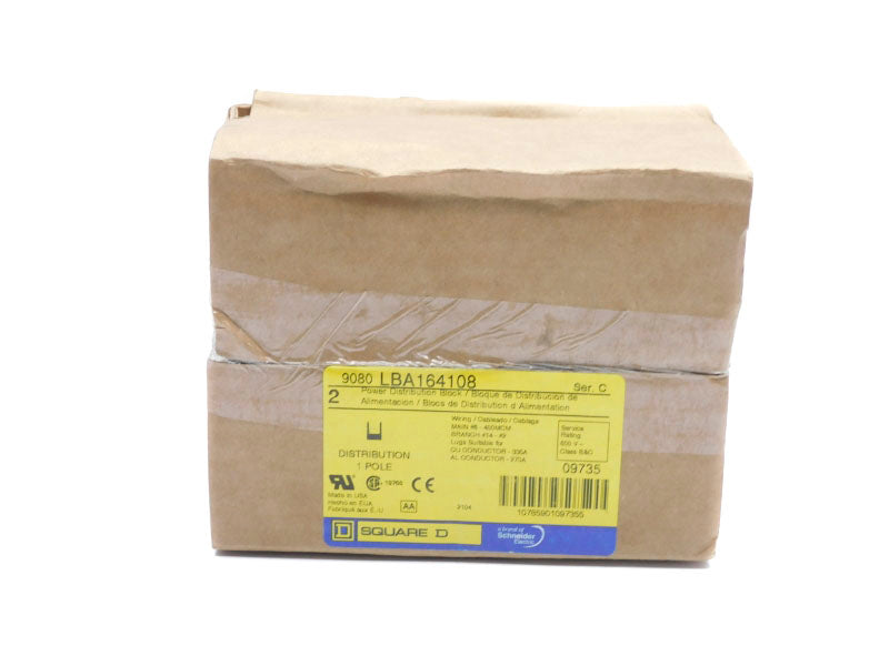 SQUARE D 9080LBA164108 SER. C 600V 335A (PKG OF 2) NSFS