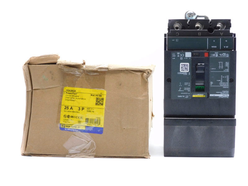 SQUARE D HGA36025 600V 25A NSMP
