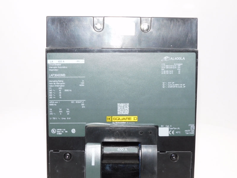SQUARE D LAP36400MB SER. 4 600V 400A NSMP