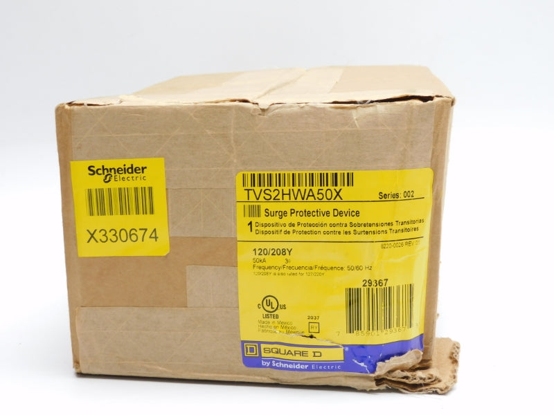 SQUARE D TVS2HWA50X SER. 002 120V NSMP