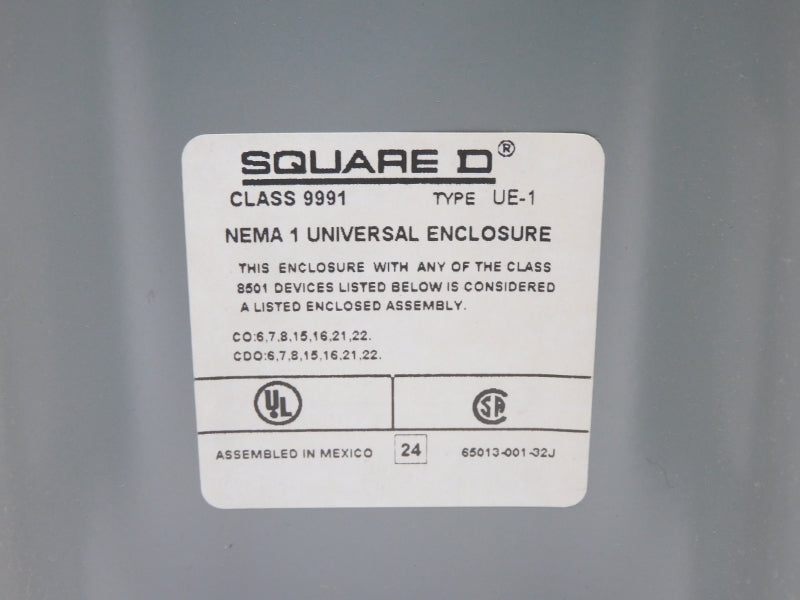 SQUARE D 9991UE1 SER. A NSMP