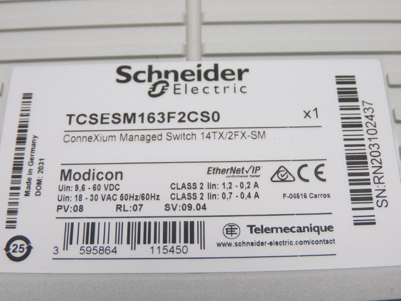 SCHNEIDER ELECTRIC TCSESM163F2CS0 9,6-60VDC 1,2-0,2A NSMP