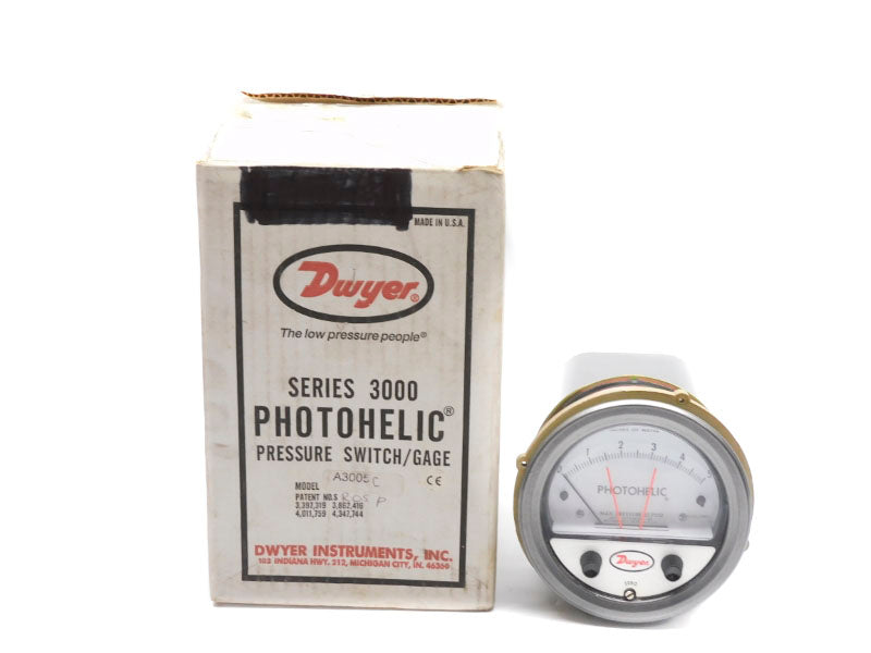 DWYER A3005C 0-5"H2O 25PSI NSMP