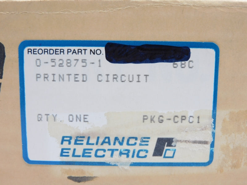 RELIANCE ELECTRIC 0-52875-1 NSMP