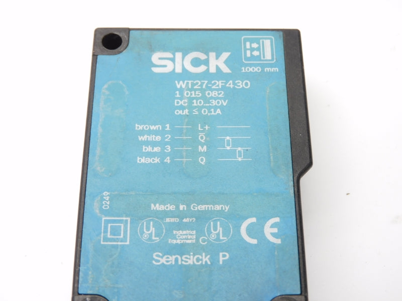 SICK WT27-2F430 1015082 10-30VDC 0,1A UNMP