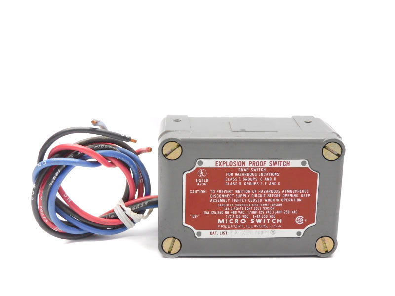 MICRO SWITCH EX-XR9 480VAC 15A UNMP