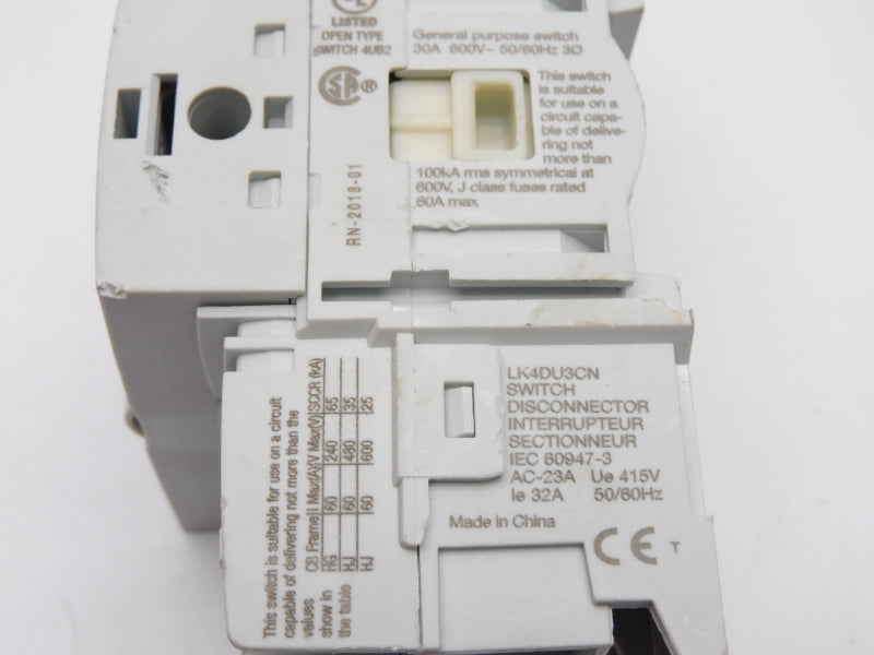 SCHNEIDER ELECTRIC LK4DU3CN 600V 30A (AS PICTURED) NSNP