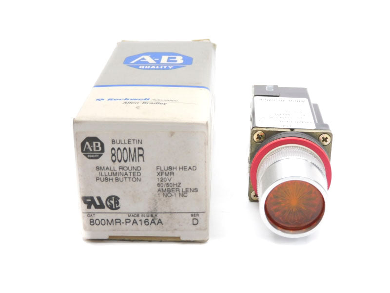 ALLEN BRADLEY 800MR-PA16AA SER. D 120V (GY/BL) NSMP
