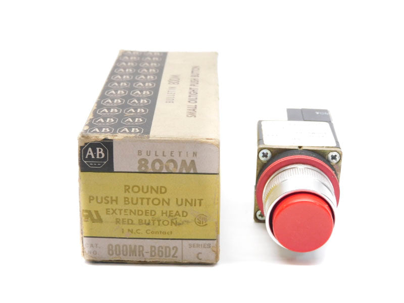 ALLEN BRADLEY 800MR-B6D2 SER. C 300VAC (BK/YL) NSMP