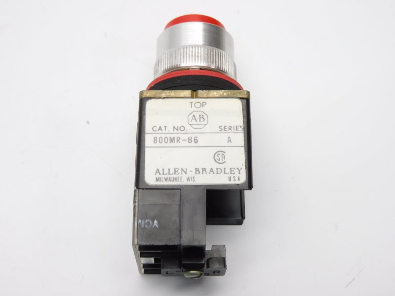 ALLEN BRADLEY 800MR-B6D2 SER. C 300VAC (BK/YL) NSMP