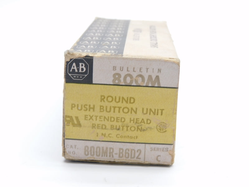 ALLEN BRADLEY 800MR-B6D2 SER. C 300VAC (BK/YL) NSMP