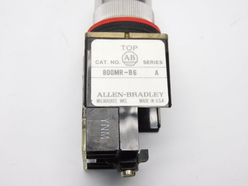 ALLEN BRADLEY 800MR-B6A SER. C 300VDC (BK/YL) NSMP