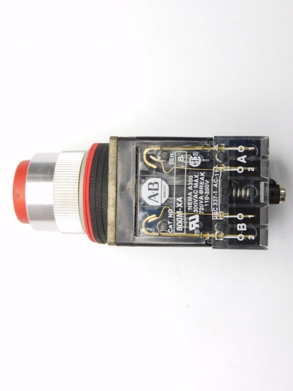 ALLEN BRADLEY 800MR-B6A SER. C 300VDC (BK/YL) NSMP