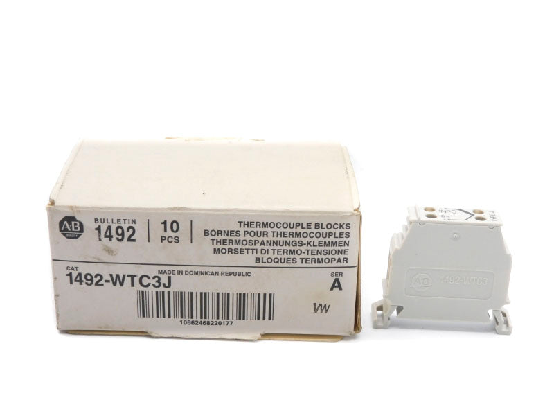 ALLEN BRADLEY 1492-WTC3J SER. A (PKG OF 10) (WH) NSMP