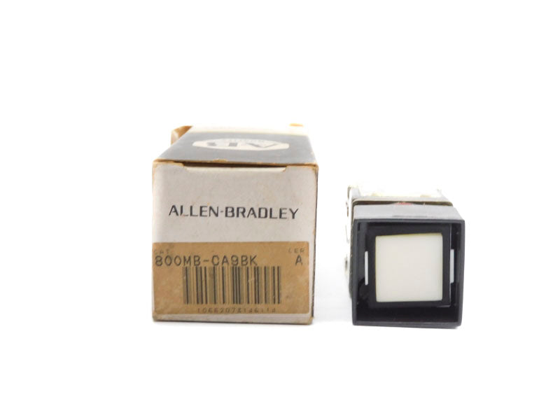ALLEN BRADLEY 800MB-CA9BK SER. A 300VAC 10A (BK/YL) NSMP