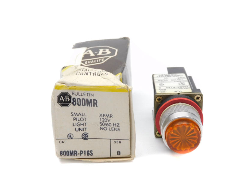 ALLEN BRADLEY 800MR-P16S SER. D 120V (BK/YL) NSMP