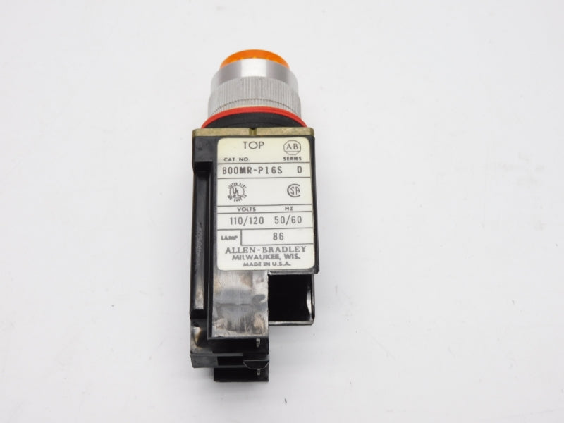ALLEN BRADLEY 800MR-P16S SER. D 120V (BK/YL) NSMP