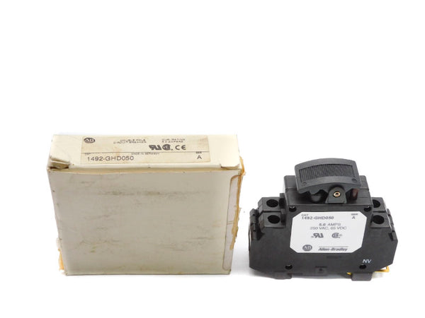 ALLEN BRADLEY 1492-GHD050 SER. A 250VAC 5.0A (WH) NSMP
