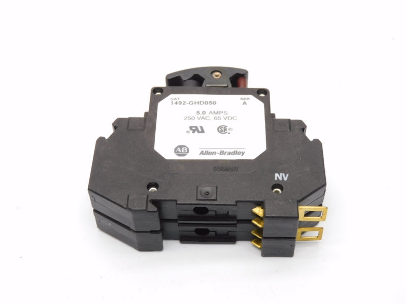 ALLEN BRADLEY 1492-GHD050 SER. A 250VAC 5.0A (WH) NSMP