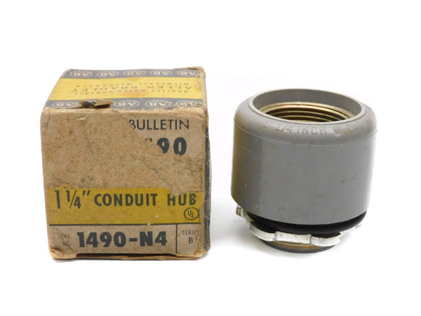 ALLEN BRADLEY 1490-N4 SER. B 1-1/4" (BK/YL) NSMP
