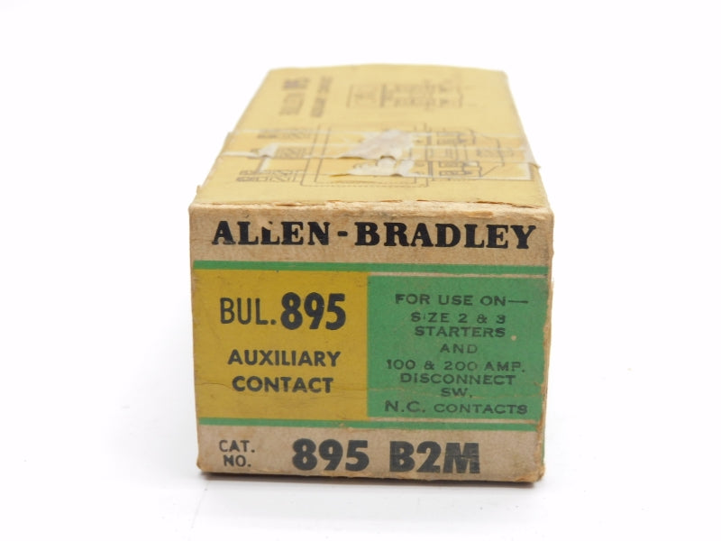 ALLEN BRADLEY 895-B2M 600VAC 100/200A (GR/YL) NSMP
