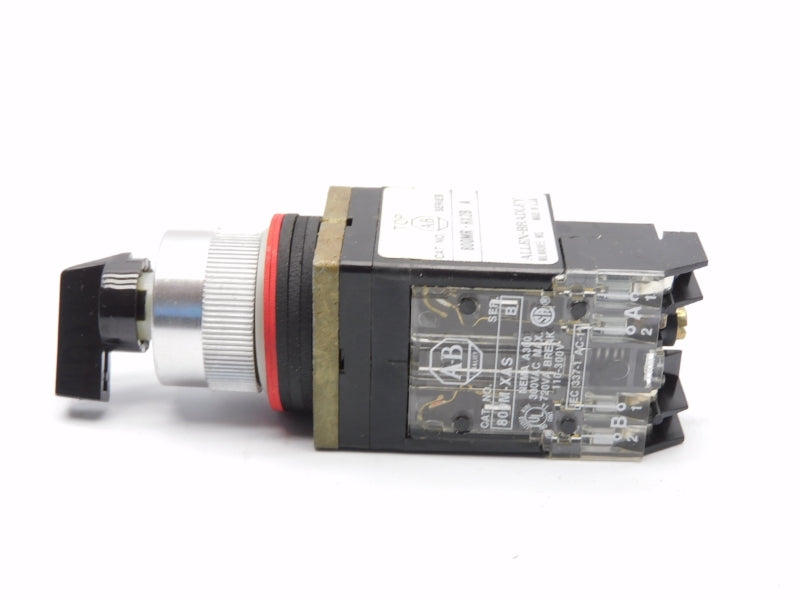 ALLEN BRADLEY 800MR-HH2BLAS SER. C 300VAC (BK/YL) NSMP