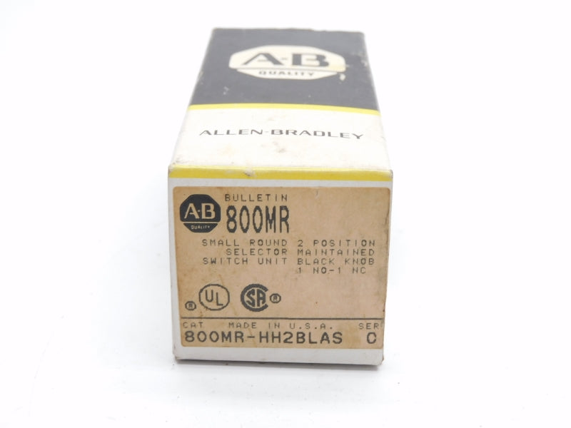ALLEN BRADLEY 800MR-HH2BLAS SER. C 300VAC (BK/YL) NSMP
