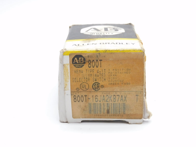 ALLEN BRADLEY 800T-16JA2KB7AX SER. T 120V (BK/YL) NSMP