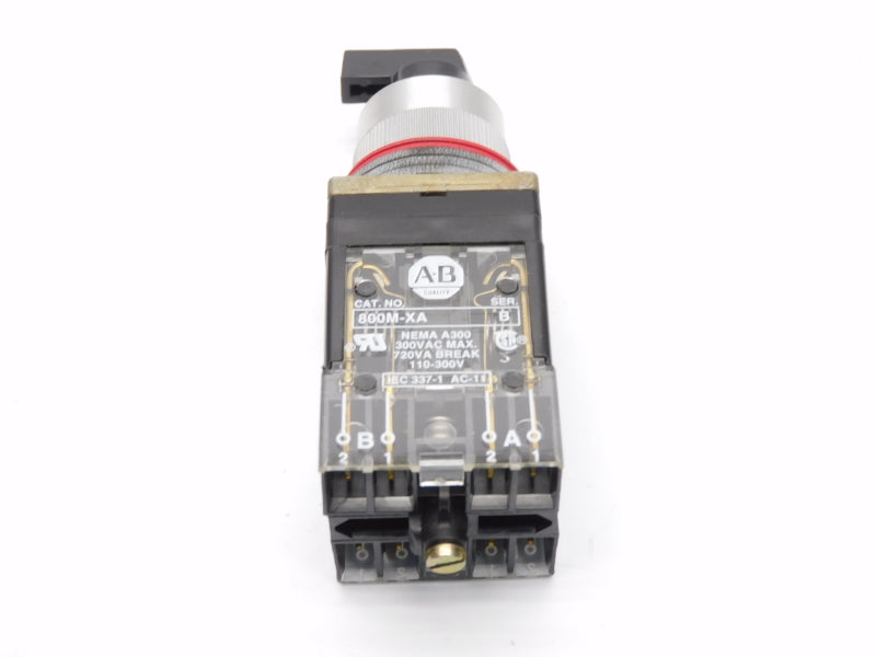 ALLEN BRADLEY 800MR-JH2UB SER. C 300VAC (GY/BL) NSMP