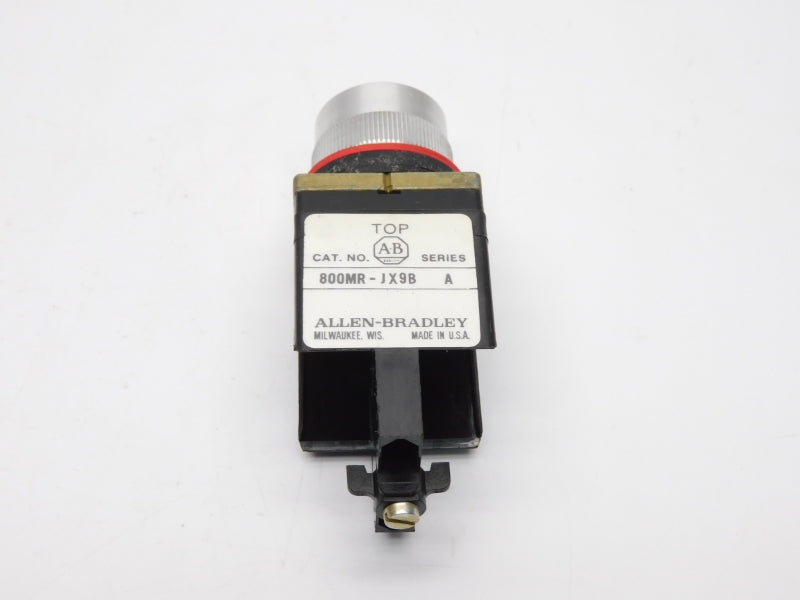 ALLEN BRADLEY 800MR-JX9B SER. A (AS PICTURED) (BK/YL) NSMP