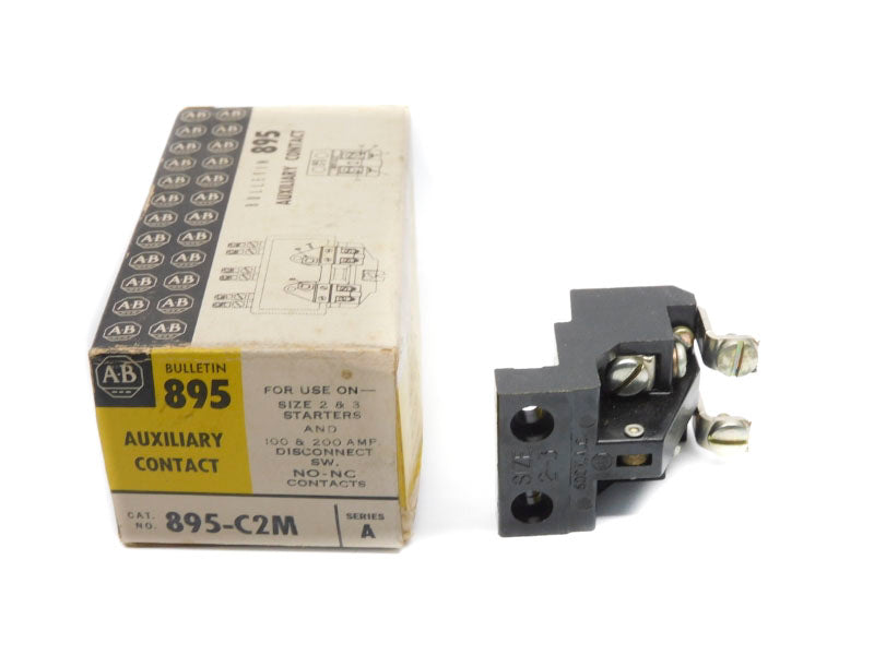 ALLEN BRADLEY 895-C2M SER. A 600VAC 100/200A (BK/YL) NSMP