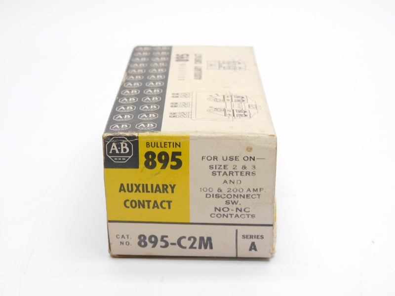 ALLEN BRADLEY 895-C2M SER. A 600VAC 100/200A (BK/YL) NSMP