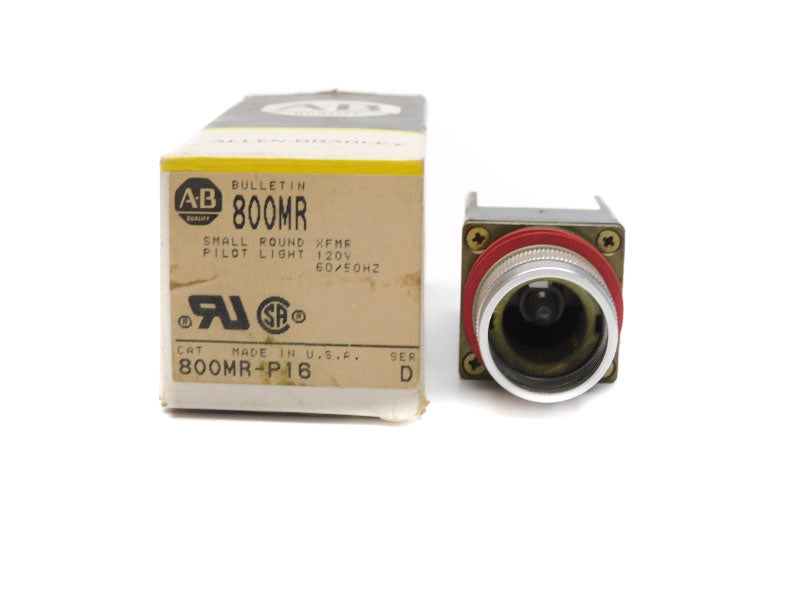 ALLEN BRADLEY 800MR-P16 SER. D 120V (AS PICTURED) (BK/YL) NSMP