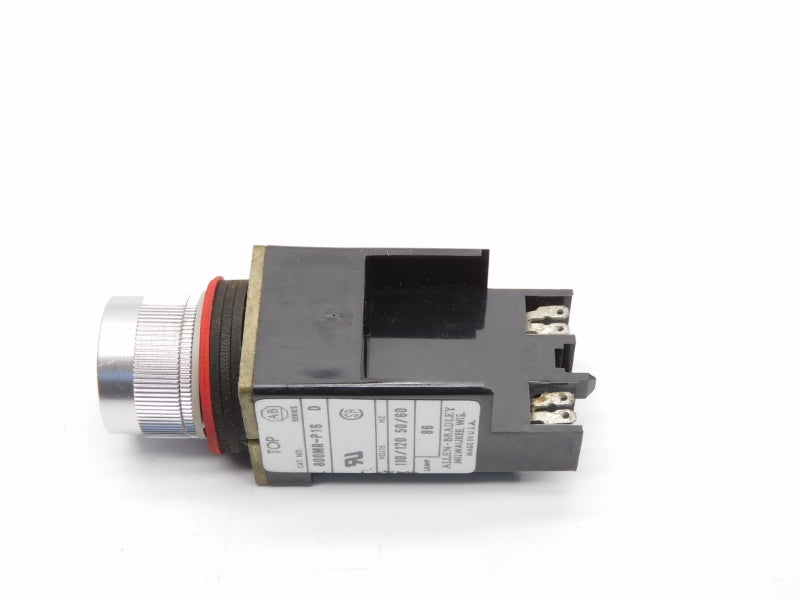 ALLEN BRADLEY 800MR-P16 SER. D 120V (AS PICTURED) (BK/YL) NSMP