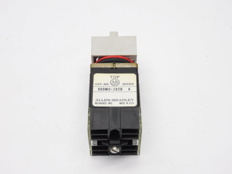 ALLEN BRADLEY 800MS-JG2KB SER. C 300VAC (BK/YL) NSMP