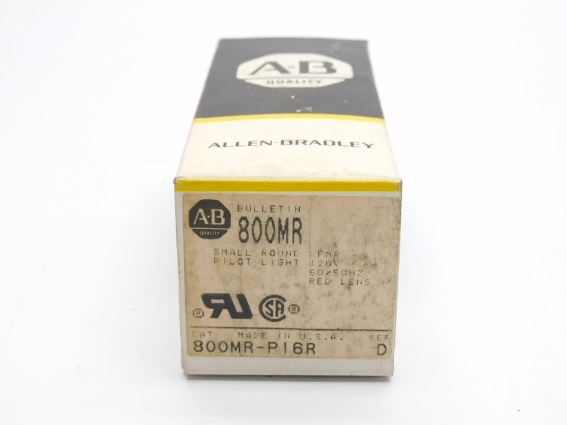 ALLEN BRADLEY 800MR-P16R SER. D 120V (BK/YL) NSMP