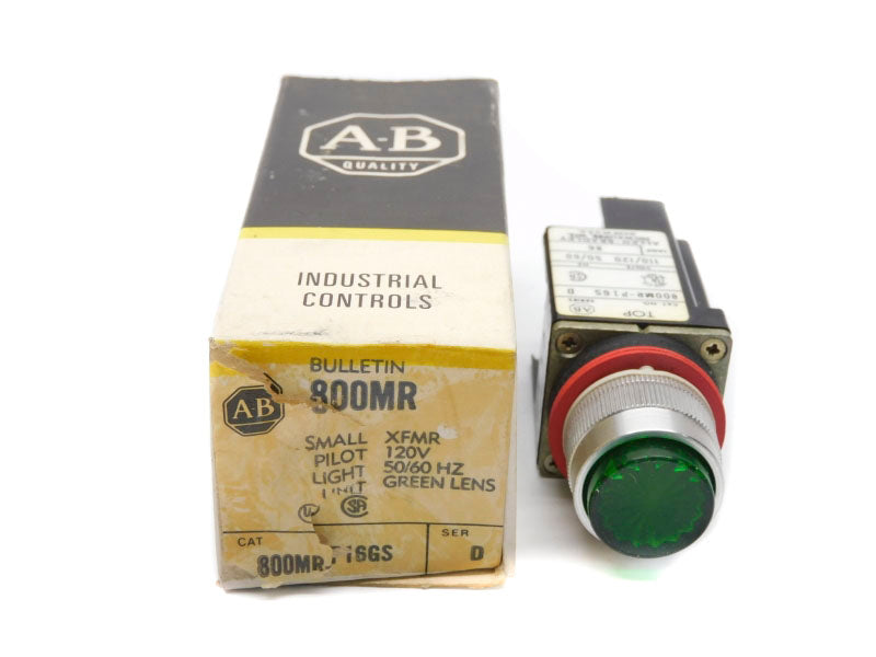 ALLEN BRADLEY 800MR-P16GS SER. D 120V (BK/YL) NSMP