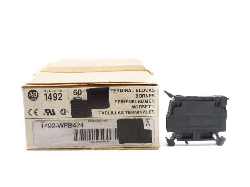 ALLEN BRADLEY 1492-WFB424 SER. A 500V (PKG OF 50) (WH) NSMP