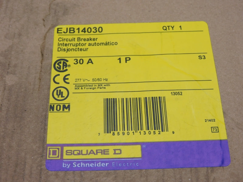 SQUARE D EJB14030 277V 30A NSFS