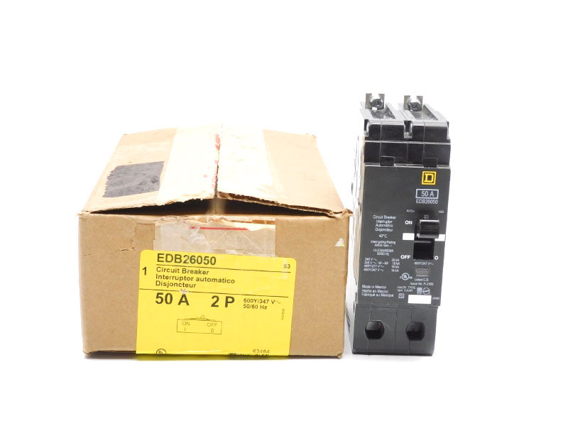 SQUARE D EDB26050 347V 50A NSMP