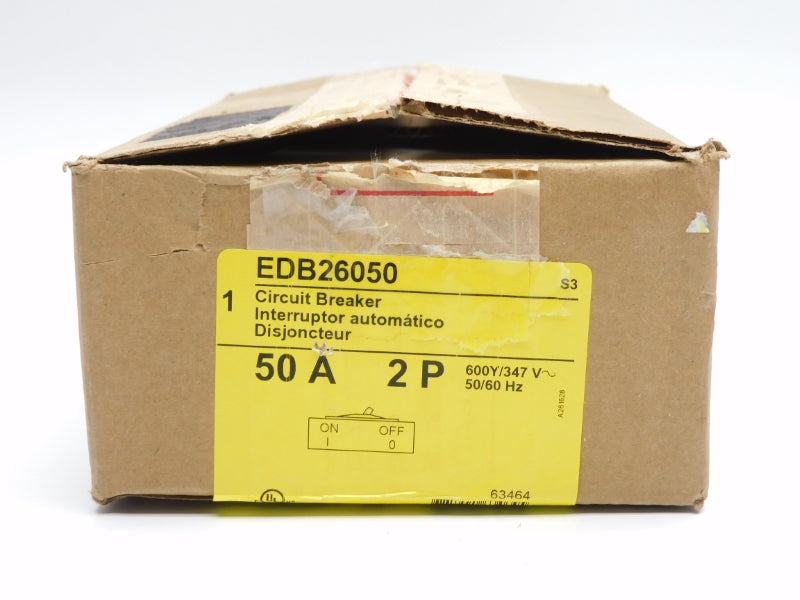 SQUARE D EDB26050 347V 50A NSMP