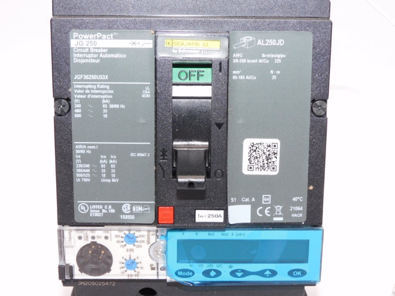 SQUARE D JGF36250U53X 600V 250A NSMP