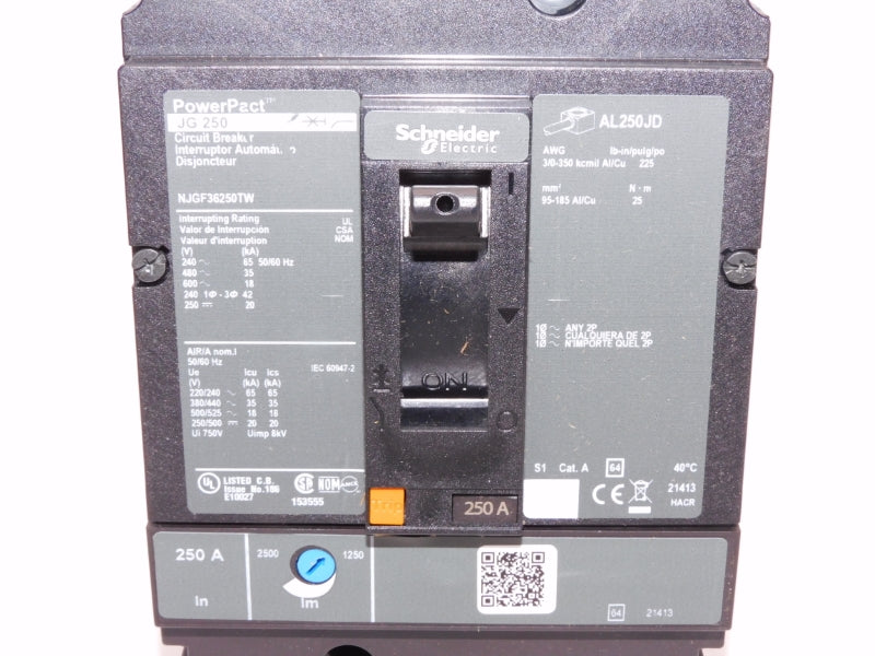 SCHNEIDER ELECTRIC NJGF36250TW 600V 250A NSMP