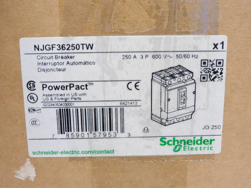 SCHNEIDER ELECTRIC NJGF36250TW 600V 250A NSMP