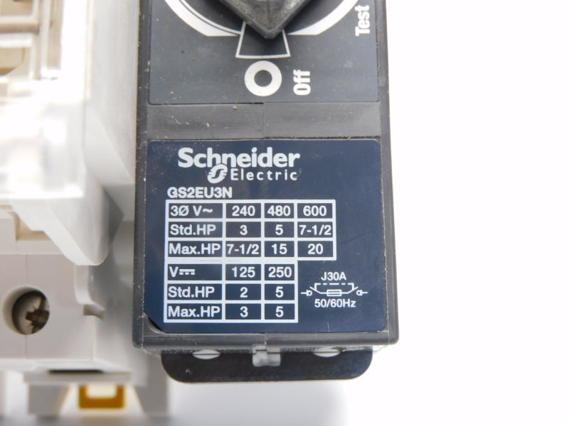 SCHNEIDER ELECTRIC GS2EU3N 600V 30A NSMP