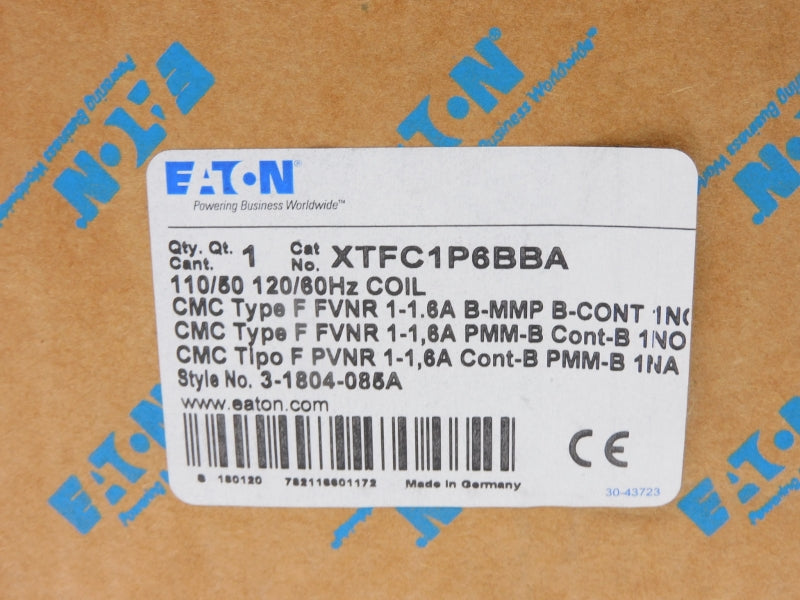 EATON XTFC1P6BBA 110/120V 1-1.6A NSMP