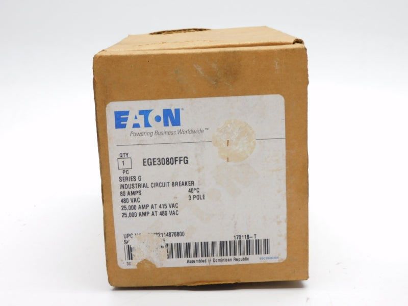 EATON EGE3080FFG SER. G 480VAC 80A NSMP