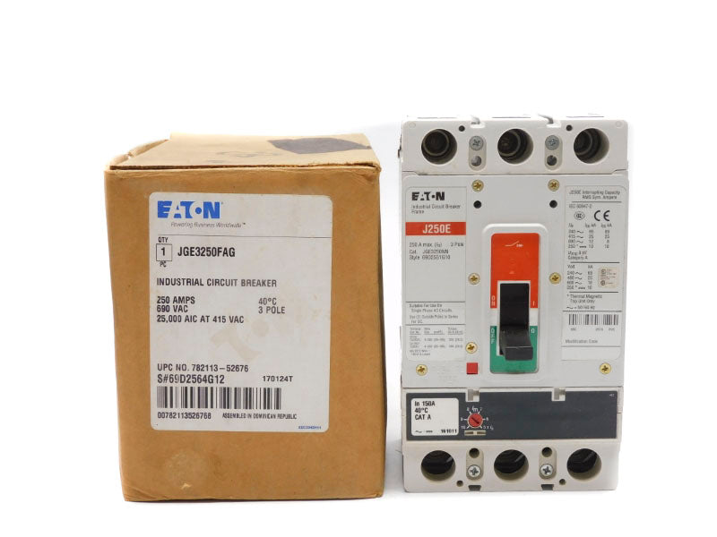 EATON JGE3250FAG 690VAC 250A (AS PICTURED) NSMP